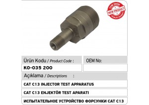 CAT C13 Enjektör Test Aparatı